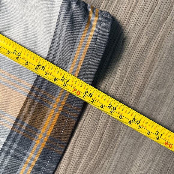 Lululemon Men's Masons Peak Flannel - Grey/Orange - Picture 5 of 5